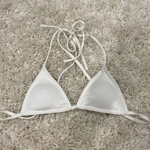 White bikini top